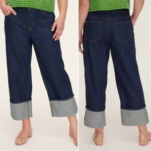 Kate Spade Dark Blue Cropped Jeans